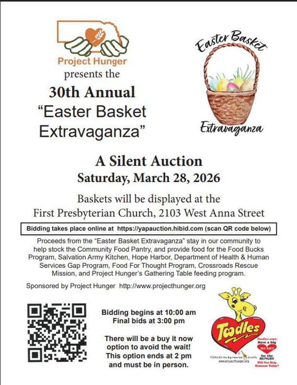 Project Hunger's 30th Annual Easter Basket Extravaganza
