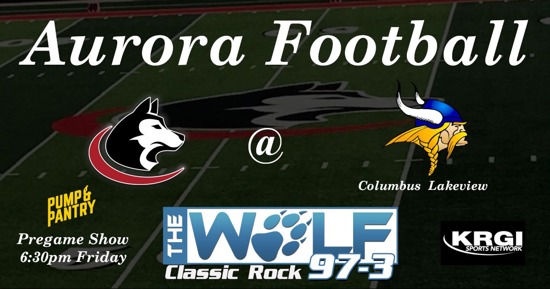 Aurora Visits Lakeview in rare football meeting