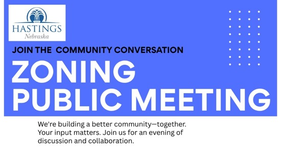 Development Services Department Plans Meeting in Hastings
