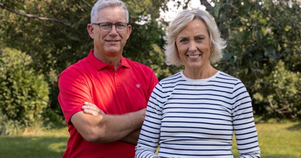 Lynne Walz and her running mate Ben Steffen