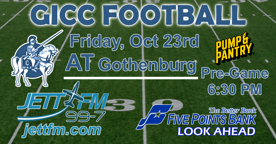 2026-10-23T18:30|Gothenburg Vs Grand Island Central Catholic|HS Football|JETT-FM