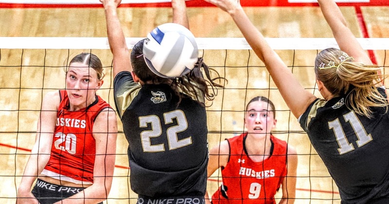 Northwest Volleyball Defeats Aurora, 3-1 